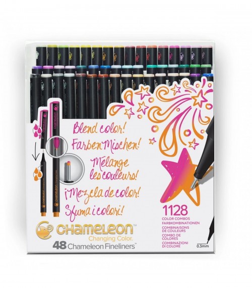 Fineliner 48-Pen Brilliant Colors Set