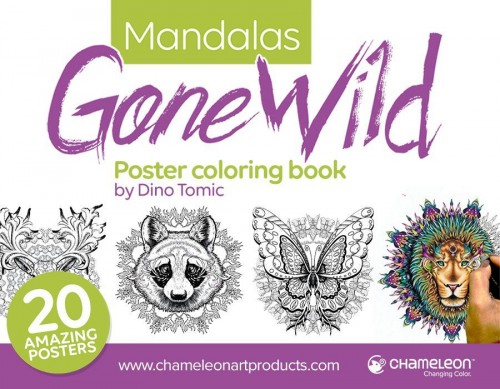 "Mandalas Gone Wild" Coloring Book