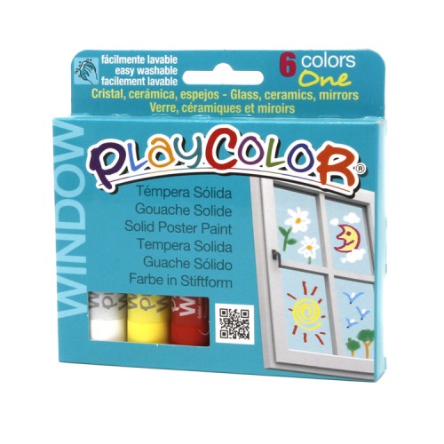 Box of 6 assorted colours Window