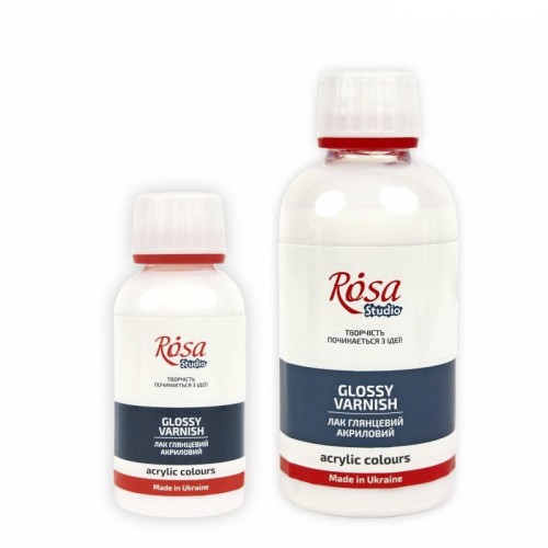 Acrylic Glossy Varnish, 250 ml, ROSA Studio