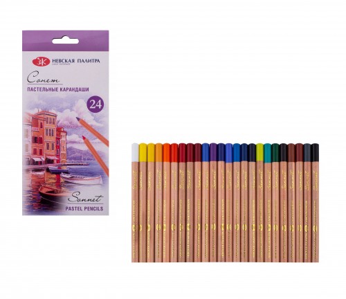 Pastel pencills Sonett 24pcs