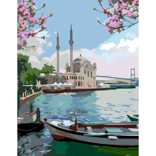 Standard Kit, painting by numbers, „Weekend in Istanbul“, 35х45cm,