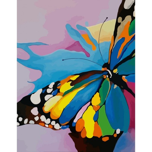 Standard Kit, painting by numbers, „Bright Butterfly“, 35х45cm,