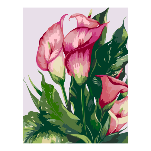 Standard Kit, painting by numbers, „Мagic Calla Lily“, 35х45cm,