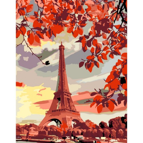 Standard Kit, painting by numbers, „Eiffel Tower“, 35х45cm, ROSA START