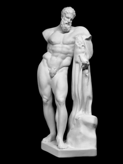 Plaster Cast .Figure of Hercules