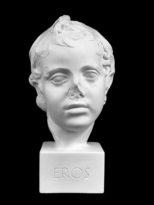 Plaster Cast .Head of Eros from Ephesus