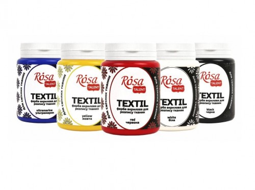 Acrylic paint for textil, 20ml, ROSA TALENT
