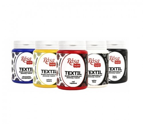 Acrylic paint for textil, 80ml, ROSA TALENT
