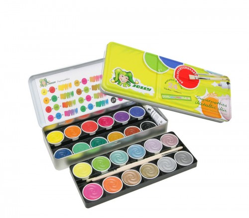 Watercolour Set "Jolly"  MIX,24 colours