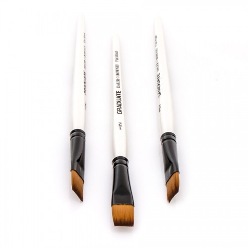 Synthetic brushes, flat Daler-Rowney