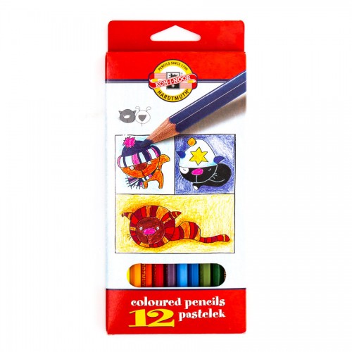 Set Of  Coloured Pencils  "Dogs&Cats" 12