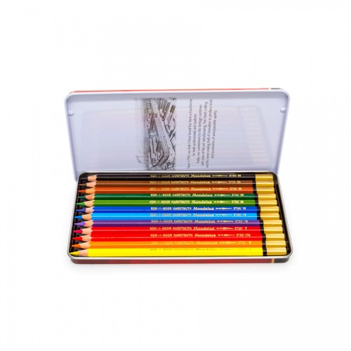 Set Of Aquarel Col-Pencils "Mondeluz" 12 Pcs
