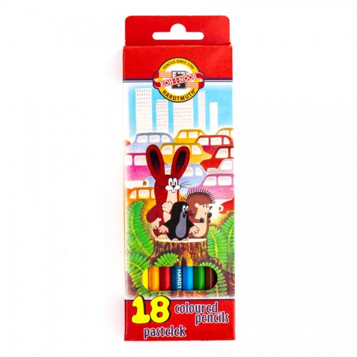 Set Of  Coloured Pencils  "Mole" 18 Pcs