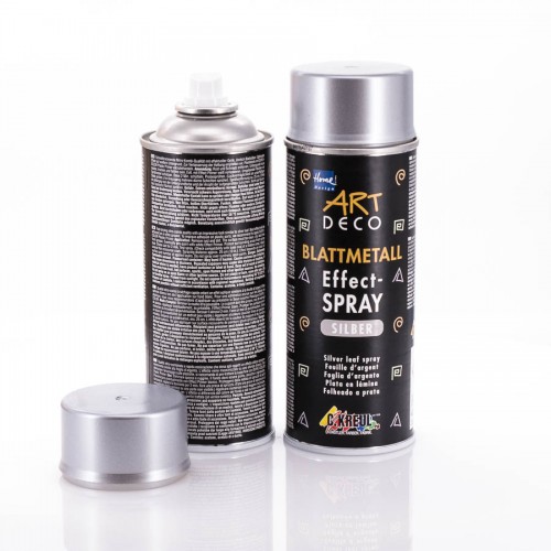 Spray Paint, Art Deco Metal Effect-Spray Silver 400Ml
