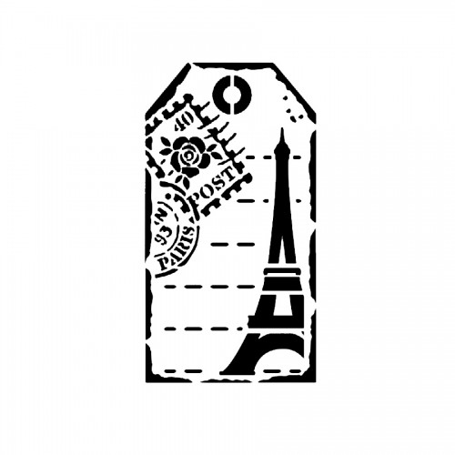 All-Purpose Stencil A5 "Tag Paris"