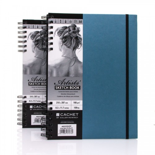 Sketchbook CACHET ARTIST?S A4 ,40sh,160g/m , Daler-Rowney,Blue