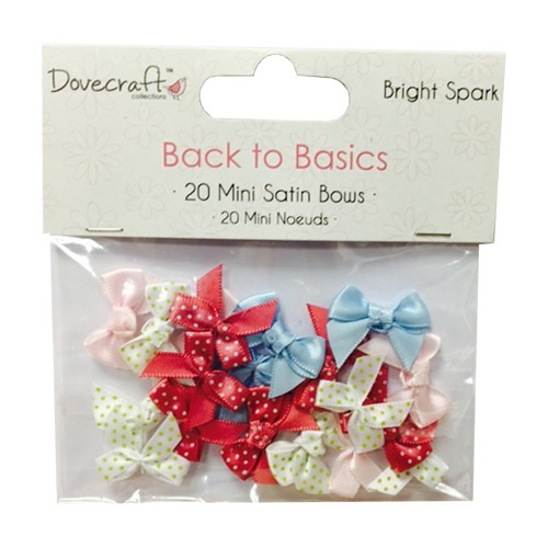 Dovecraft Back to Basics  Bright Spark Mini Bows