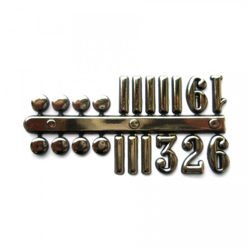 Numerals For The Clock  H 15Mm,Gold