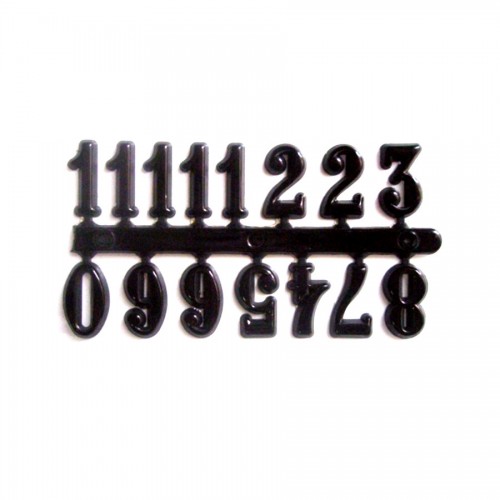 Arabic Numerals For The Clock H 15Mm,Black