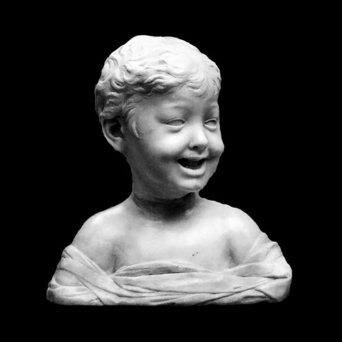 Plaster Cast The Bust Of Laughing Boy