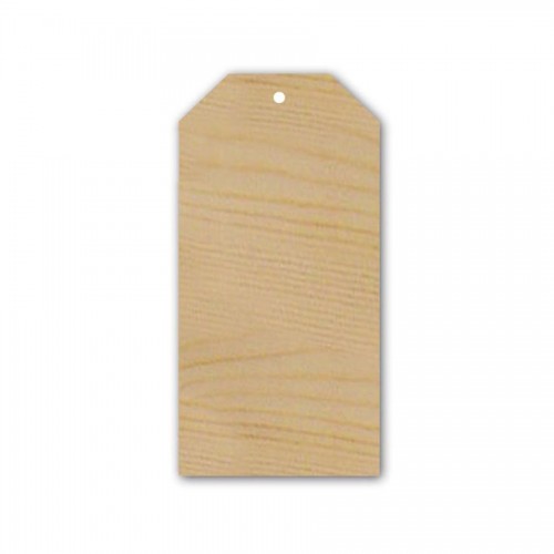 Wooden Shape Tag Cm. 22,5X45H