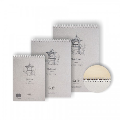 Sketch Pads Authentic (Natural)A3,  100 Sheets (10