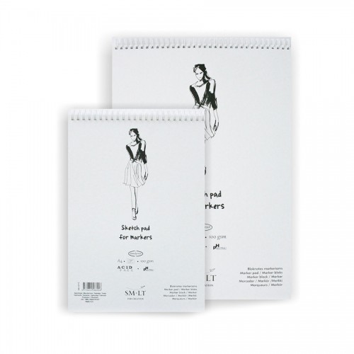 Sketch Pads Authentic (Marker)A3, 50 Sheets (100 G