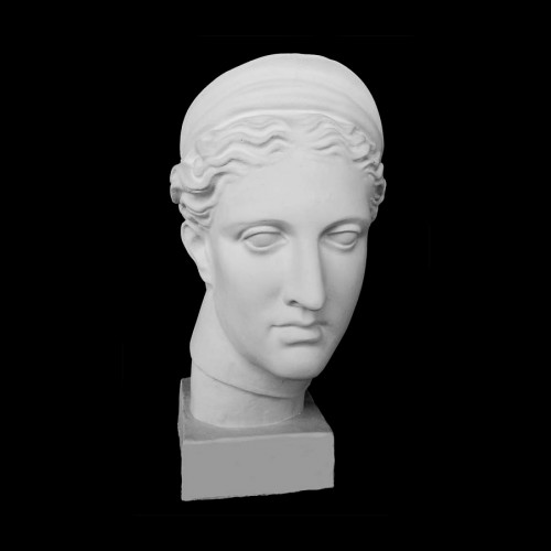 Plaster Cast The Head Of Diana