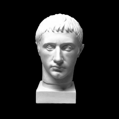 Plaster Cast The Head Of Germanicus