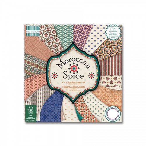 Paper and Cardstock pads 15x15cm Moroccan Spice