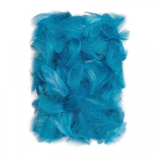 Feathers 5-12 Cm, 10 G Turquoise