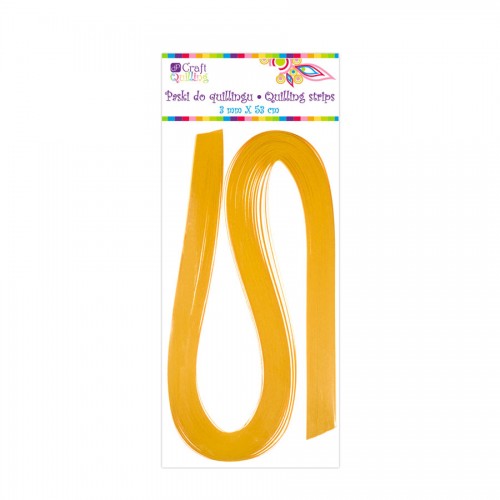 Quilling Strips 3 Mm - Yellow, 100 Pcs