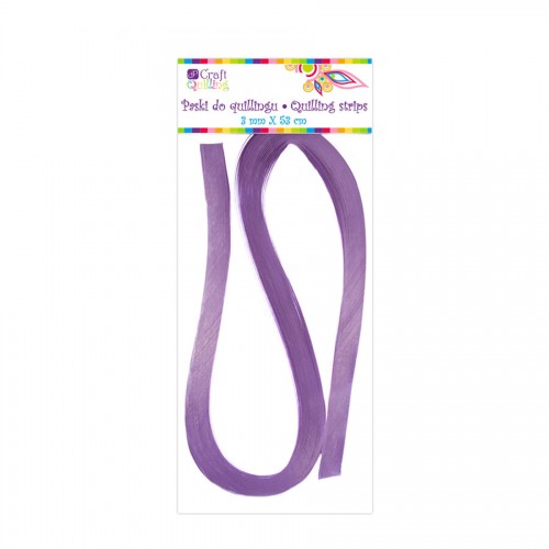 Quilling Strips 3 Mm - Purple, 100 Pcs