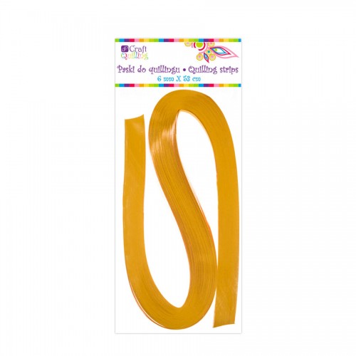 Quilling Strips 6 Mm - Yellow, 100 Pcs
