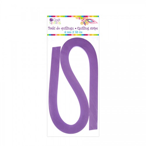 Quilling Strips 6 Mm - Purple, 100 Pcs