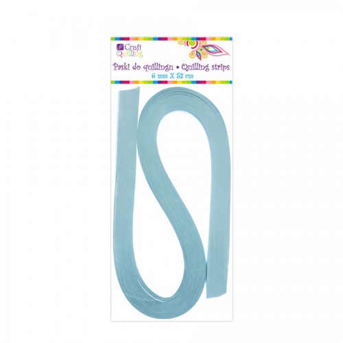 Quilling Strips 6 Mm - Turquoise, 100 Pcs