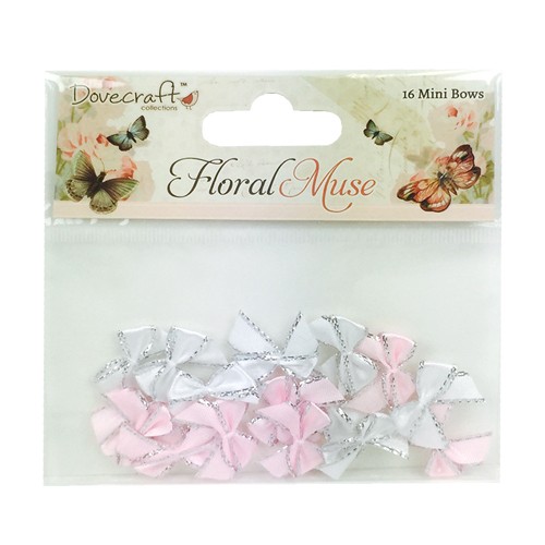 Dovecraft Floral Muse Mini Ribbon Bows