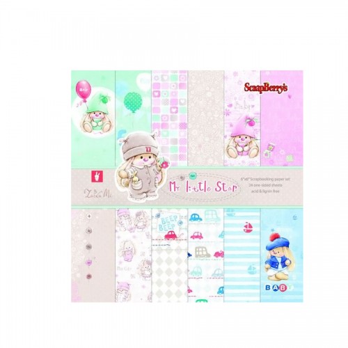 Paper Collection Set My little Star (6*6-190GSM),