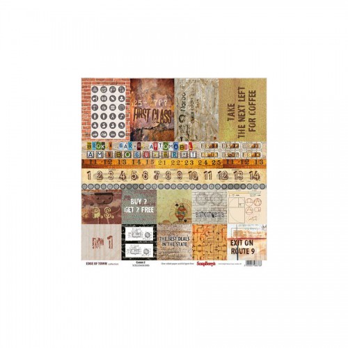 Single-sided Paper Set (12*12-190GSM) -Edge of Town – Next Exit 