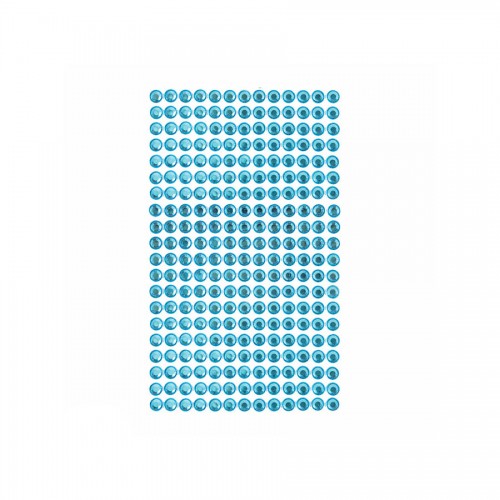 Adhesive Stones 6Mm, 260 Pcs. Blue
