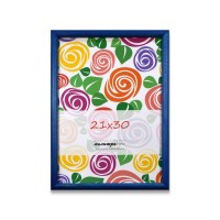 Wooden frame with glass 21х30 D14KL/1236 (dark blue)