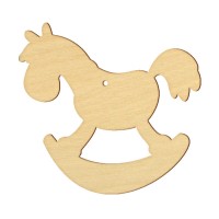 Wooden pc. for art 338 "Hobby horse" 10х9,5 cm