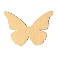 Wooden pc. for art 362 "Batterfly" 8х5,5 cm