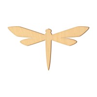 Wooden pc. for art 366 "Dragonfly" 11х6 cm