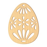 Wooden pc. for art 376 "Lace Egg №2" 8х11 cm