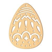 Wooden pc. for art 377 "Lace Egg №3" 8х11 cm