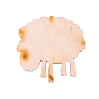 Wooden pc. for art 384 "Sheep" 8х8 cm