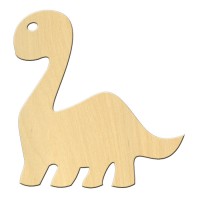 Wooden pc. for art 502 "Dinosaur №2" 9,6х10 cm
