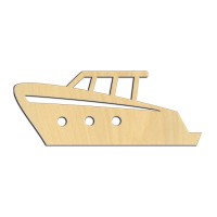 Wooden pc. for art 530 "Boat" 13х5,2 cm